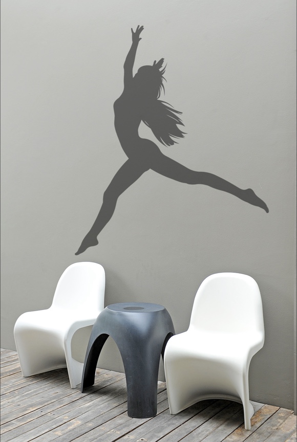 Springendes Mädchen