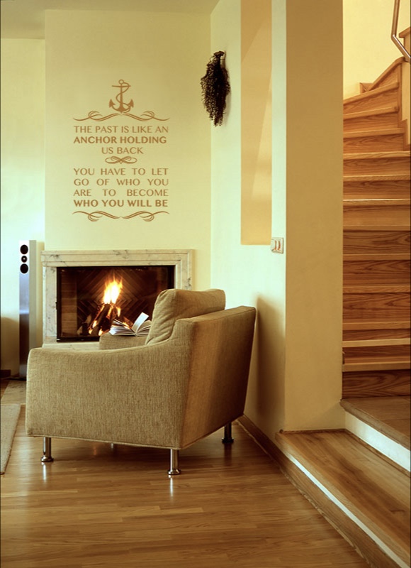 The past is like an anchor holding us back