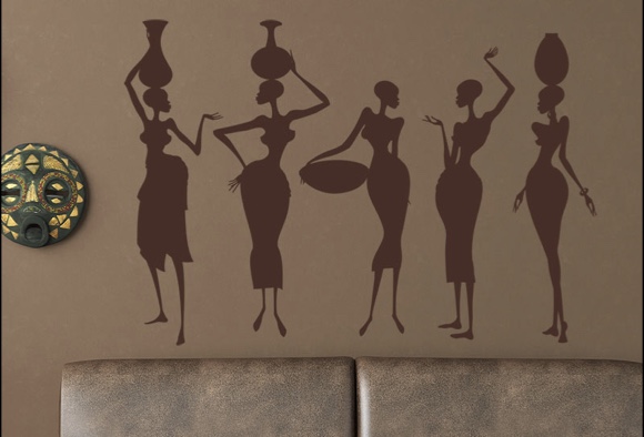 5 afrikanische Frauen